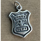 Vintage Sterling Silver Police Badge Charm