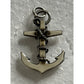 Pre owned James Avery Retired RARE 925 Silver Roped Anchor Pendant 1.5” Faith Hope & Love