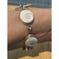 Natural Shiva Eye OR Gomati Chakra 925 Sterling Silver Unisex Healing Bracelet