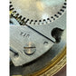 Vintage Saxony Swiss Manual Wind Pendant Necklace Watch Roman Numerals Gold Tone