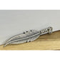 Vintage Sterling Silver Large Feather Charm 2 grams