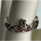 Sterling Silver Irish Claddagh Ring Love Loyalty Friendship Ring Size 10