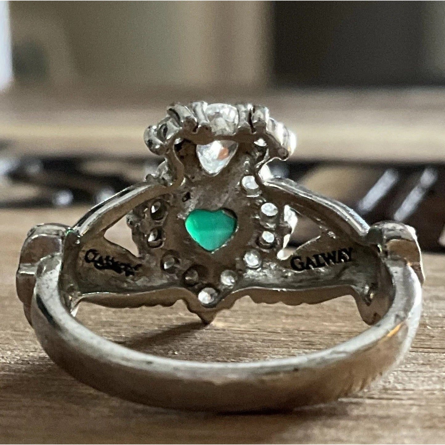 Galway Claddagh Ring Sterling Silver Irish Friendship Love Loyalty Ring Size 5
