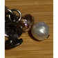 Vintage Sterling Silver 925 Multi Cluster Beach Ocean Starfish Pearl Charms