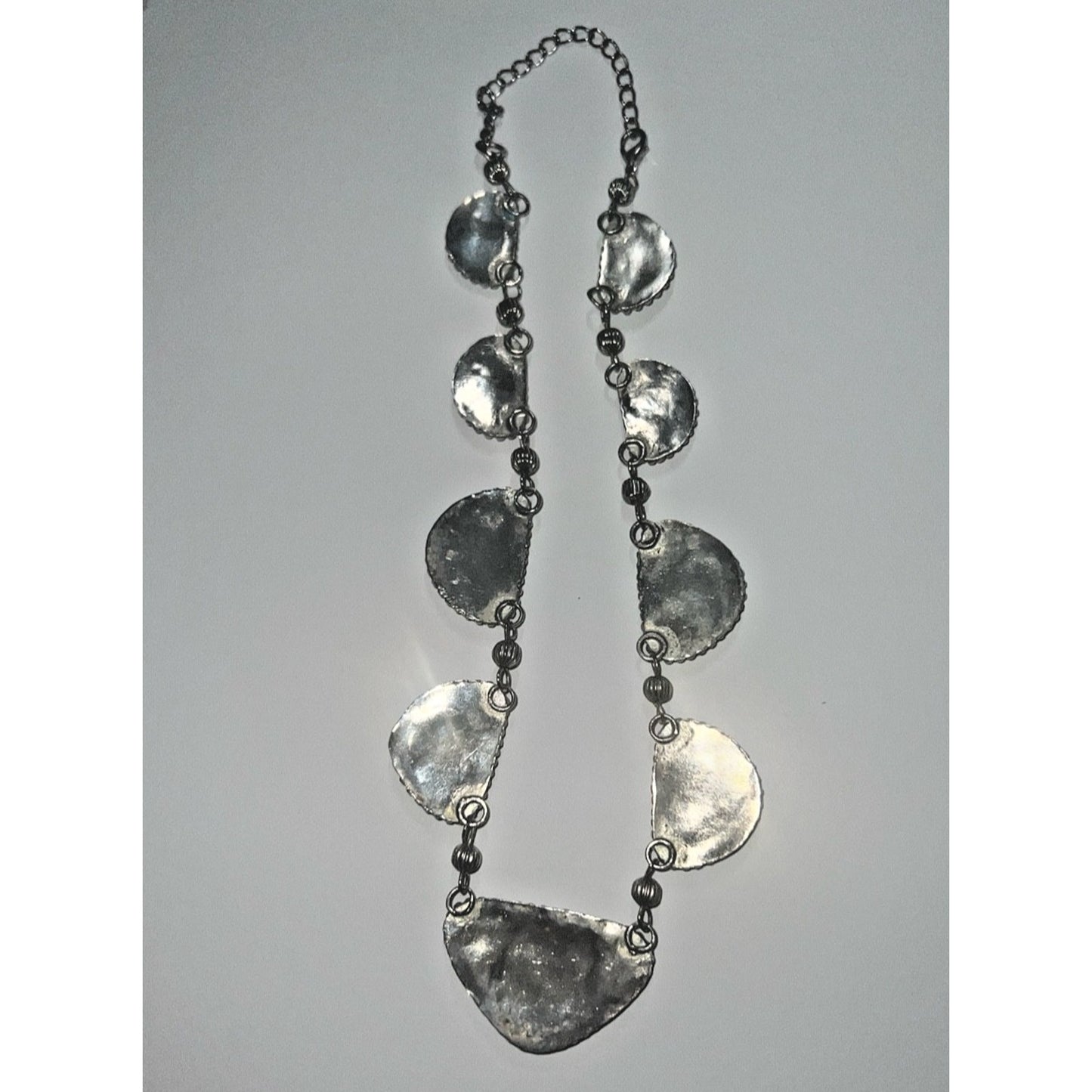 Vintage Sterling Silver Turquoise Necklace – Southwestern Bib Statement Jewelry