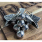 Vintage Taxco Mexico TO-102 Sterling Silver Grape Cluster Brooch Pendant