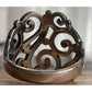 Retired James Avery Open Sorrento Sterling Silver Ring Size 8