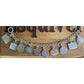 Vintage Sterling Silver Ten Commandments Charm Bracelet Religious 61g