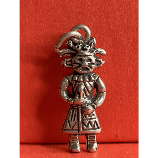 Vintage Sterling Silver Kokopelli Charm