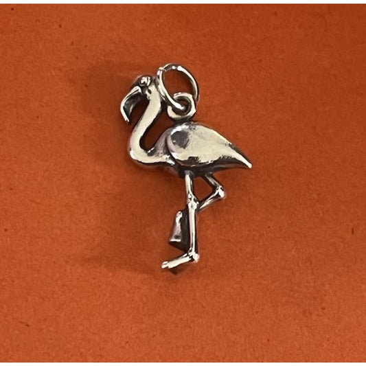 James Avery Retired Sterling Silver 3D Flamingo Charm Pre-Owned