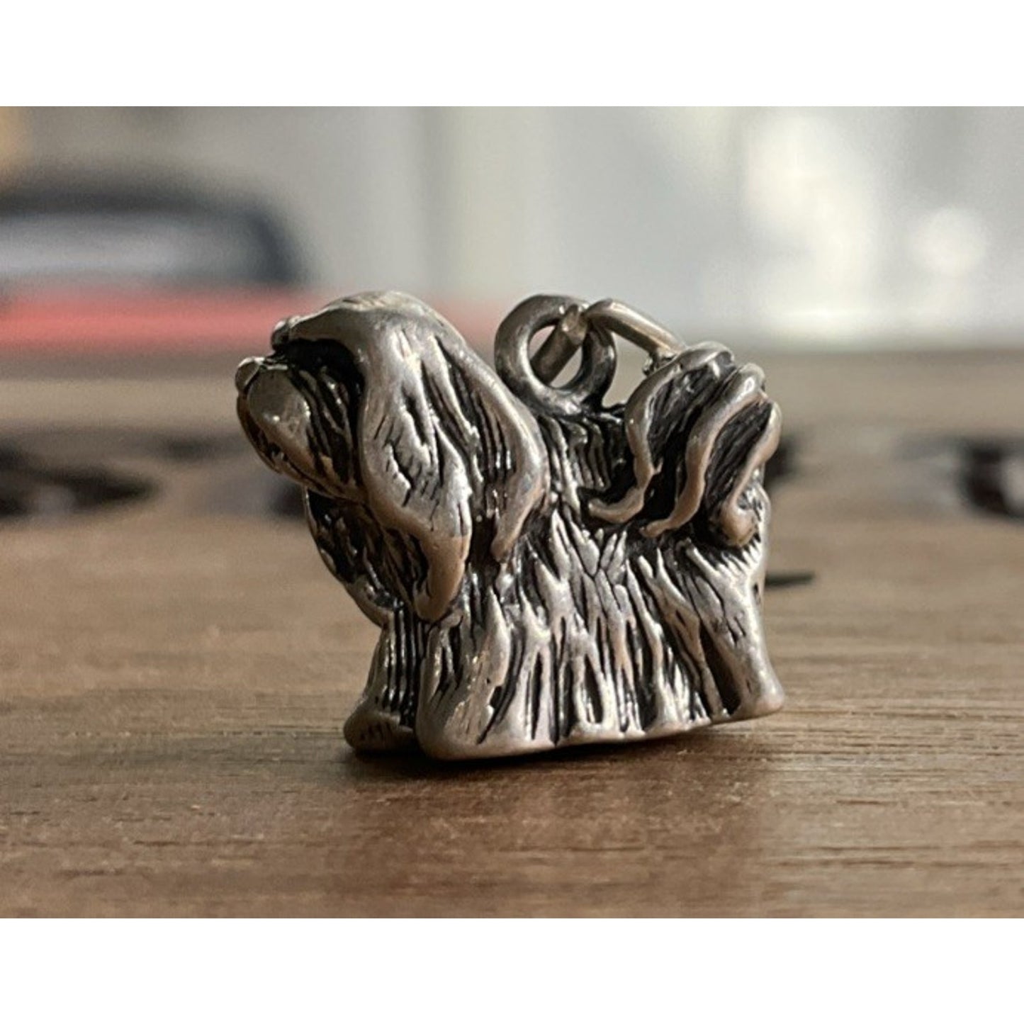 925 Sterling Silver Schnauzer Dog Charm