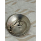James Avery Retired French Clip Sterling Silver & Brass Post Earrings Pre-Owned