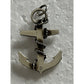 Pre owned James Avery Retired RARE 925 Silver Roped Anchor Pendant 1.5” Faith Hope & Love