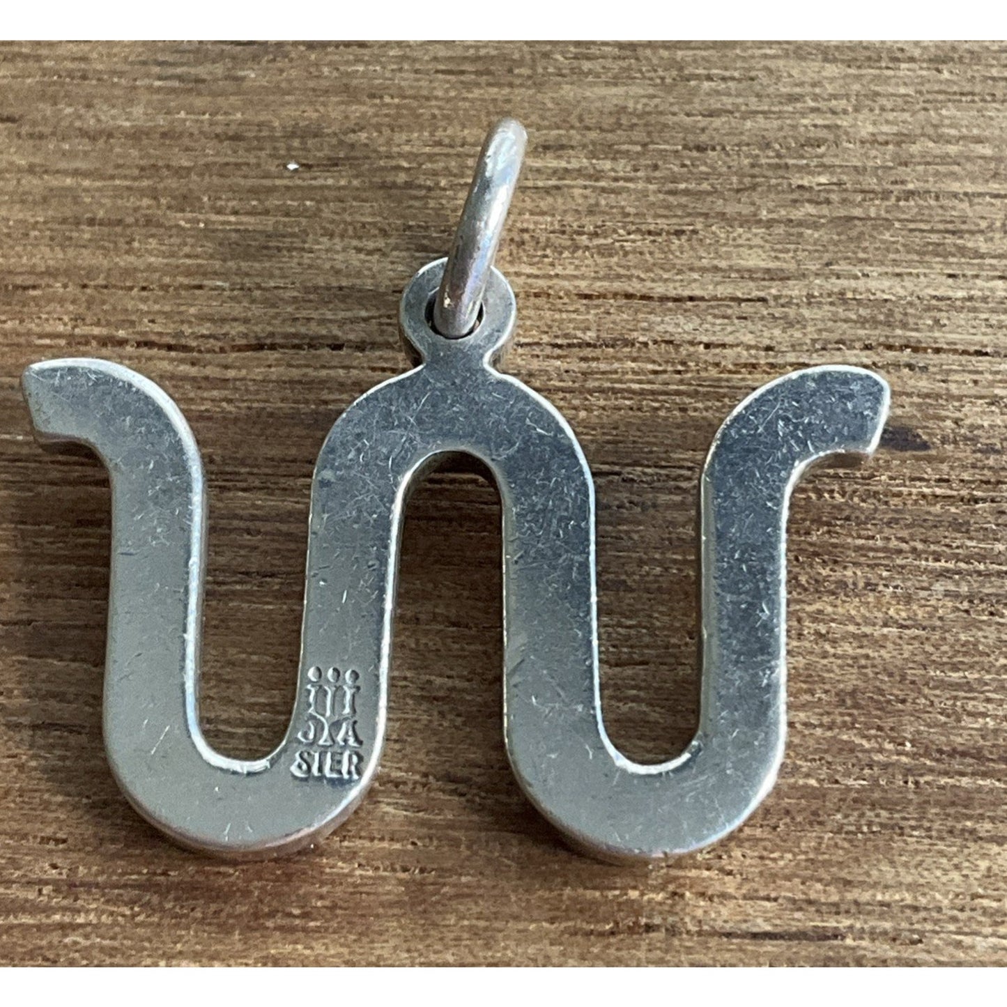 Retired James Avery Sterling Silver King Ranch Running w/ Brand Pendant/Charm