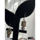 Sterling Silver Labradorite Amethyst Dangle Earrings 925 India