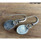 Vintage Navajo ALV D Vandever Sterling Silver Turquoise Dangle Drop Earrings