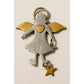 Vintage Taxco Angel Brooch Pin Sterling Silver & Brass IP Indalecio Paredes