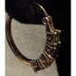 Vintage Ross Simons R925 Vermeil Amethyst Peridot Citrine Garnet Hoop Earrings