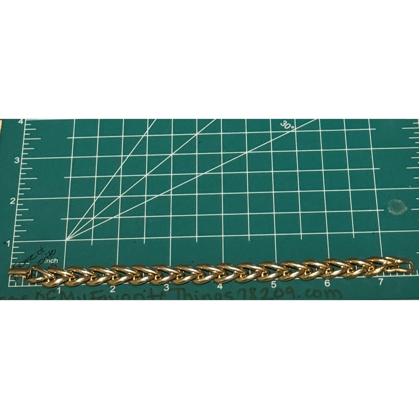 Napier Bracelet Vintage Gold Tone Woven Chain Links Chunky Classic 7.5”