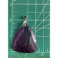 Large Banded Agate Pendant Purple Green Statement Stone Boho Freeform Pendant