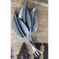 Vintage Jewelart Sterling Silver Leaf Brooch Mid Century Modern Pin 3.25”