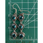 Sterling Silver Blue Topaz Dangle Earrings Long Drop Vintage Style 925