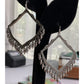 Retired Kendra Scott Geometric Silver Tone Dangle Lacy Fringe Earrings