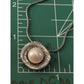 VINTAGE STERLING SILVER PEARL FLOWER PENDANT NECKLACE