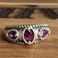 Carolyn Pollack Relios 925 Sterling Silver Garnet Ring Southwestern Size 9