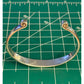 Retired James Avery Sterling Silver Greek Scroll Cuff Bangle Bracelet Pre-Owned