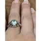 Vintage Blue Topaz Sterling Silver Ring By KABANA Size 6