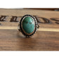 Vintage Sterling Silver Turquoise Ring Sz 7 Navajo Style