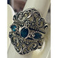Carolyn Pollack Relios Sterling Silver Blue Gemstone Ring Size 9 Southwestern