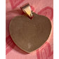 Pre owned James Avery Retired RARE 14k Gold Heart ASL I Love You Heart Pendant Charm 6 gr
