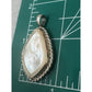 James Avery RETIRED Alessandra Mother Of Pearl MOP 14k Gold & Silver Pendant Pre-Owned