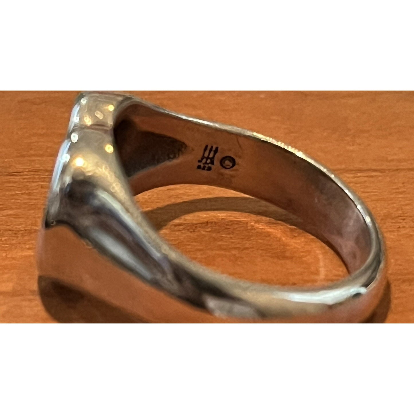 James Avery Retired Silver Eternal Love Ring Size 7 Pre-Owned