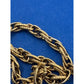 Vintage Gold Tone Hand Mirror Ornate Vanity Pendant 30” Gold Tone Necklace 1970s