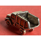 Vintage 925 Sterling Silver Garbage Truck Dump Truck Charm Pendant Construction
