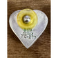 Vintage Mexico Sterling Silver Turquoise Heart Stud Earrings 12.4g TC-279 3/4”