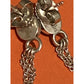 Pre owned James Avery Retired Rare HTF Silver Santorini Turquoise and Pearl Post Earrings