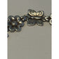 Pre owned James Avery Retired HTF Silver Butterflies In Bloom Flower Bracelet 7 3/4”