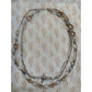 James Avery Retired Sterling Silver & Bronze Geometric Links 42” Necklace Pre-Owned