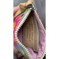Consuela Pink Floral Zip-Around Wallet w/ Key Ring, Credit Card Slots