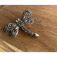 Sterling Silver Marcasite Dragonfly Pendant