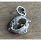Vintage Sterling Silver Double Dolphin Charm