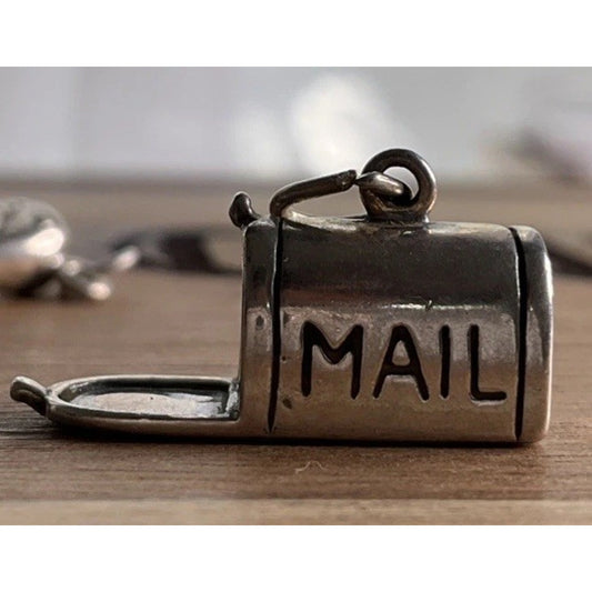 925 Sterling Silver Mailbox Charm