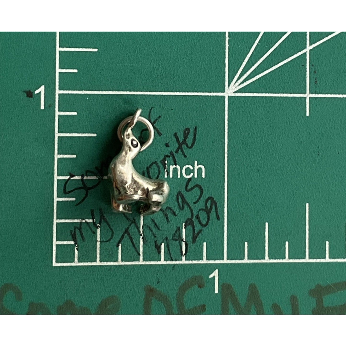 Vintage Sterling Silver Sea Lion Charm
