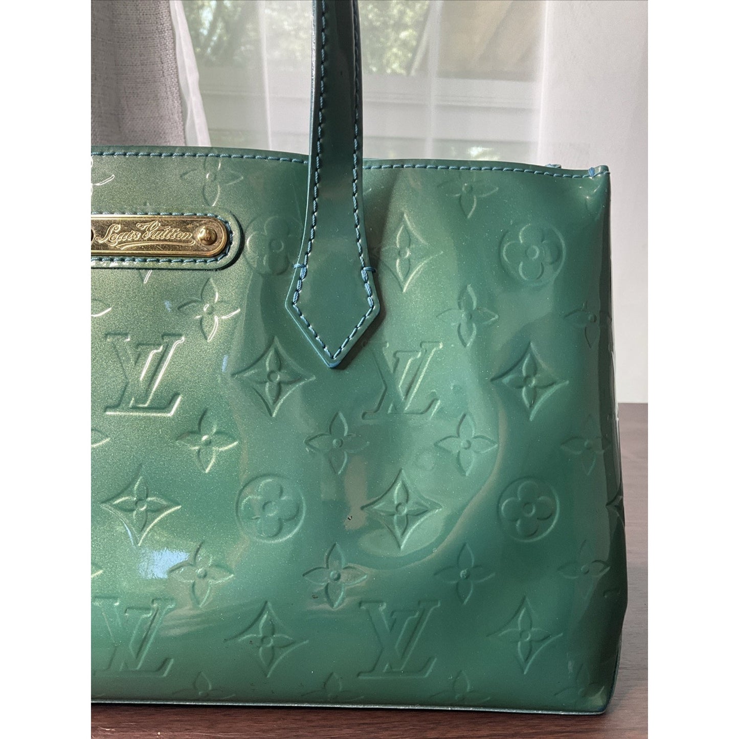 *Louis Vuitton* RARE! AUTHENTICATED Lagoon ( Green) Wilshire PM