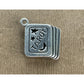 Vintage Sterling Silver Tarot Cards Charm