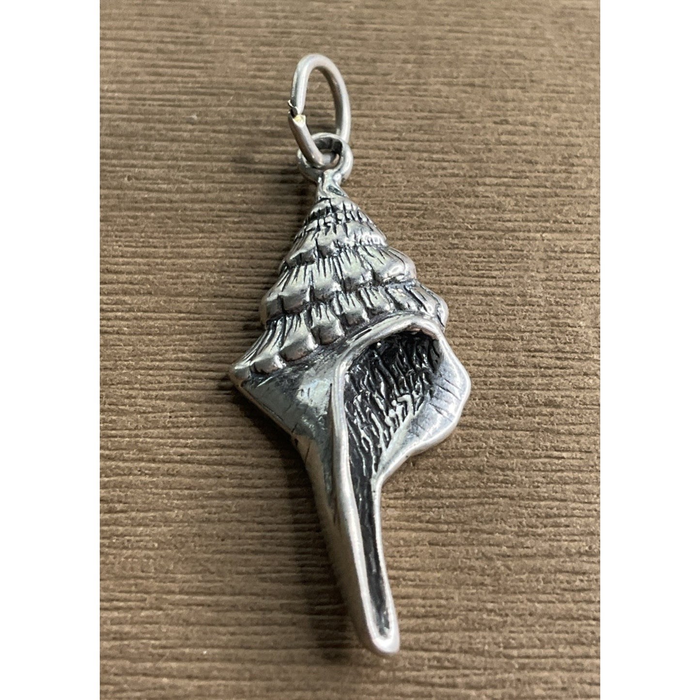 Vintage Sterling Silver Conch Shell Charm